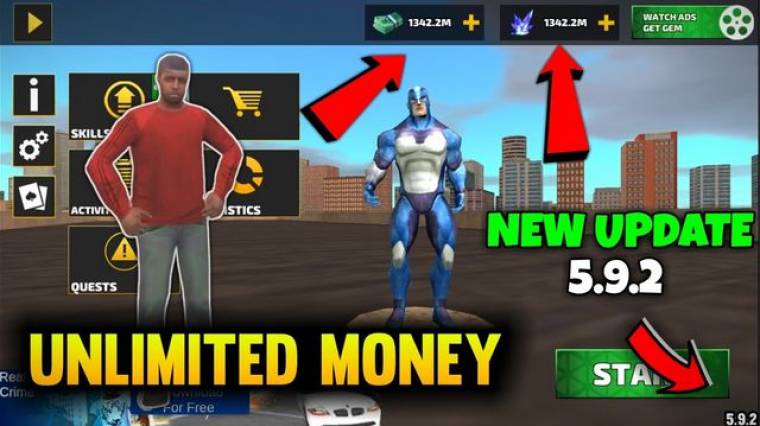 Rope Hero Vice Town Mod APK